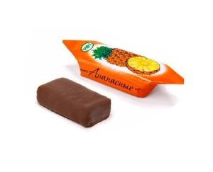 Конфеты АНАНАСНЫЕ вес 1 кг