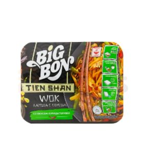 Лапша BIG BON WOK В ЛОТКЕ со вкусом курицы терияки, 85 гр