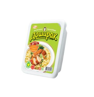 Лапша ДОШИРАК В ЛОТКЕ со вкусом курицы, 90 гр