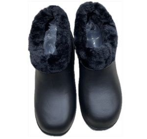 Голоши утепленные с черным мехом