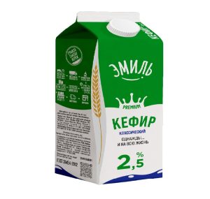 Кефир ЭМИЛЬ 2,5% 900 гр п/п