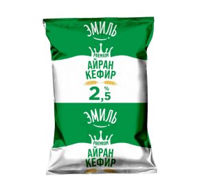 Кефир ЭМИЛЬ 2,5% 900 гр ф/п