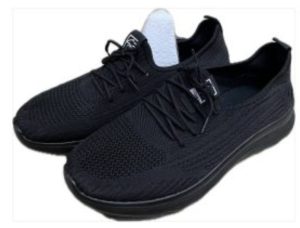 Кроссовки сетка (черные)