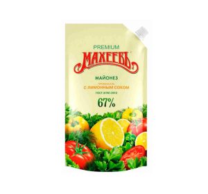 Майонез МАХЕЕВЪ с лимонным соком 190 гр