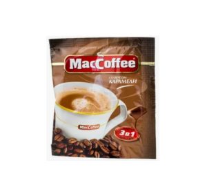 Кофе 3 в 1 MACCOFFE карамель, 10 шт