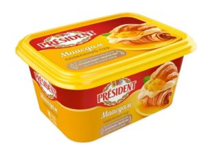 Сыр плавленый PRESIDENT 45% Маасдам 400 гр