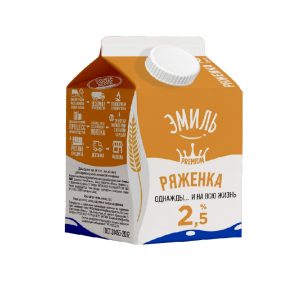 Ряженка ЭМИЛЬ 2,5% 450 гр п/п