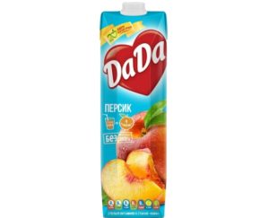 Сок натуральный DADA персик 0,95 л
