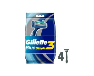 Бритвы одноразовые GILLETTE Blue 3 Simple 4 шт