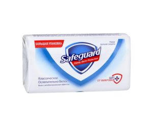 Мыло SAFEGUARD классическое белое 125 гр (твердое)