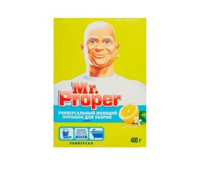 Средство для мытья полов MR.PROPER лимон 400 гр (порошок)