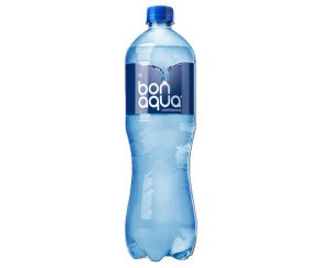 Вода BONAQUA газированная 1 л