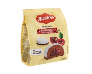 Пряники ЯШКИНО с вишневой начинкой 350 гр