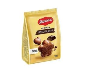 Пряники ЯШКИНО шоколадные 350 гр