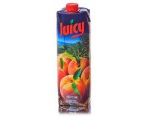 Сок JUICY персик нектар 0,95 л
