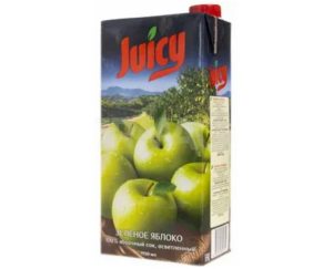 Сок JUICY зелёное яблоко 1,95 л