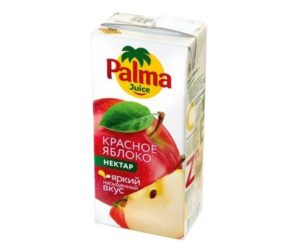 Сок PALMA красное яблоко нектар 0,95 л