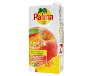 Сок PALMA персик нектар 1,95 л