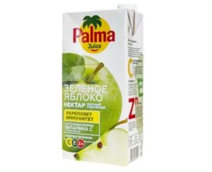 Сок PALMA зелёное яблоко нектар 1,95 л