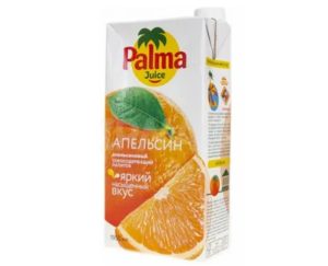 Сокосодержащий напиток PALMA апельсин 0,95 л
