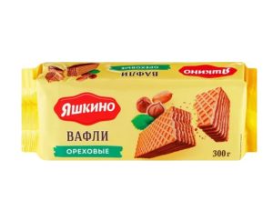 Вафли ЯШКИНО ореховые 300 гр