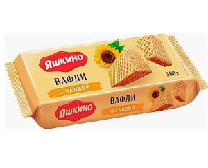Вафли ЯШКИНО с халвой 300 гр