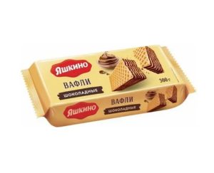 Вафли ЯШКИНО шоколадные 300 гр