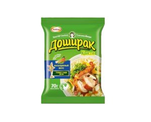 Лапша ДОШИРАК В ПАКЕТЕ Курица (Квисти) 70 гр