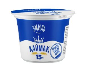 Сметана ЭМИЛЬ 15% 180 гр п/стак