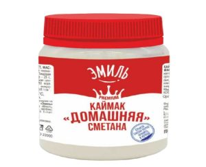 Сметана ЭМИЛЬ Домашняя 25% 280 гр п/банка