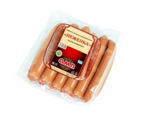 Сосиски НЕЖЕНКА, 530 гр