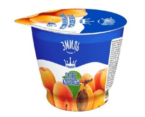 Творожная масса ЭМИЛЬ с курагой 4,5% 180 гр п/стак