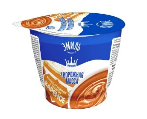 Творожная масса ЭМИЛЬ с вареной сгущенкой и мюсли 4,5 % 180 гр п/стак