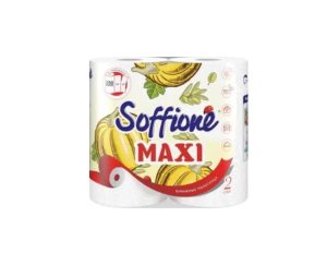 Бумажные полотенца SOFFIONE Maxi 2 слоя 2 рулона