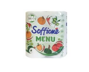 Бумажные полотенца SOFFIONE Menu 2 слоя 2 рулона
