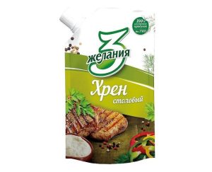 Хрен 3 ЖЕЛАНИЯ столовый 140 гр