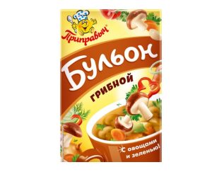 Бульон грибной ПРИПРАВЫЧ с овощами и зеленью 75 гр