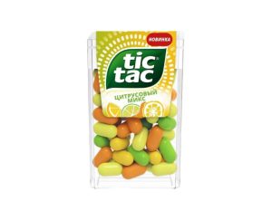 Драже TIC TAC Цитрусовый микс 16 гр