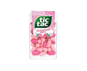 Драже TIC TAC Клубничный микс 16 гр