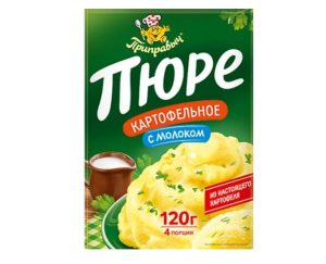 Пюре картофельное ПРИПРАВЫЧ с молоком 120 гр