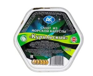 Салат из морской капусты КУРИЛЬСКИЙ 380 гр