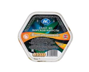 Салат из морской капусты ВИТАМИННЫЙ 380 гр